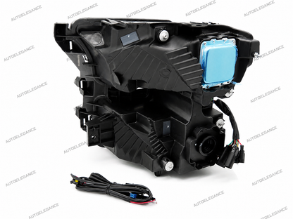 💫ART.9942 FARI ANTERIORI LED NERI PER FORD F150 MK13 2014-2017💫