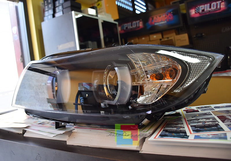 U-LED 3D Xenon Headlights suitable for BMW 3 Series E90 Limousine E91 Touring (03.2005-08 