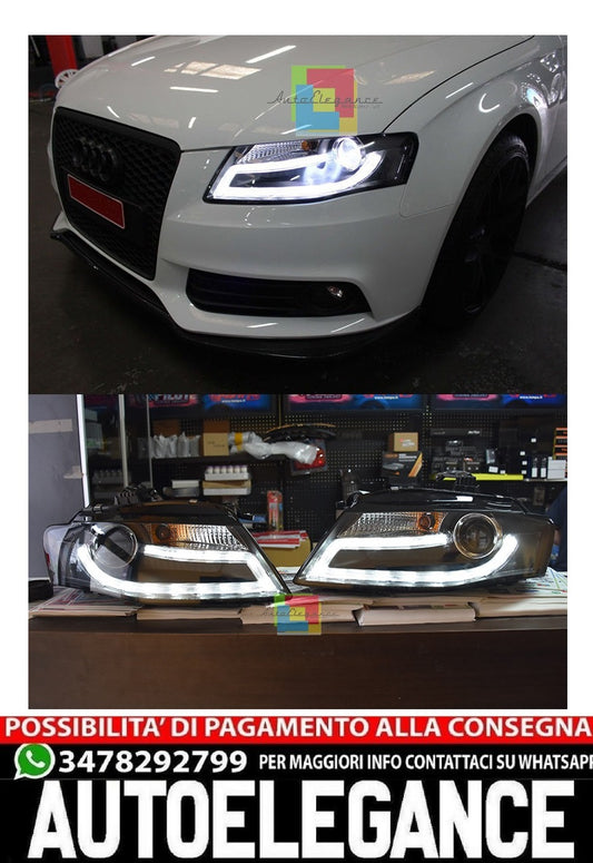 Fari adatti per Audi A4 B8 8K (2008-2011) LED Barra luminosa diurna Xenon Design