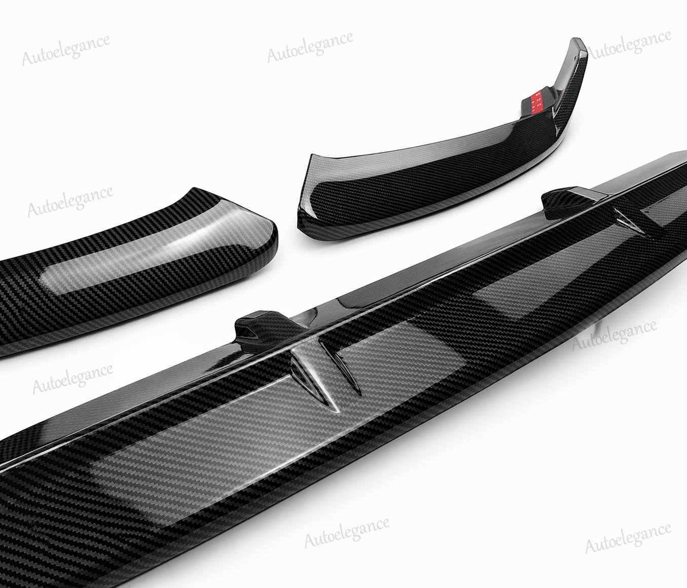 🔥SPLITTER PARAURTI STILLE BRABOS PER MERCEDES C W205 14-22 FIBRA DI CARBONIO🔥