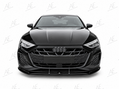💕ART.10113 SPLITTER  Audi S3 / A3 S-Line 8Y Facelift NERO  LUCIDO💕