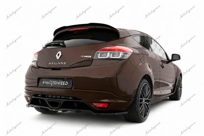 🔥ART.9834 SPLITTER POSTERIORE (CON BARRE VERTICALI) PER RENAULT MEGANE RS Mk3🔥