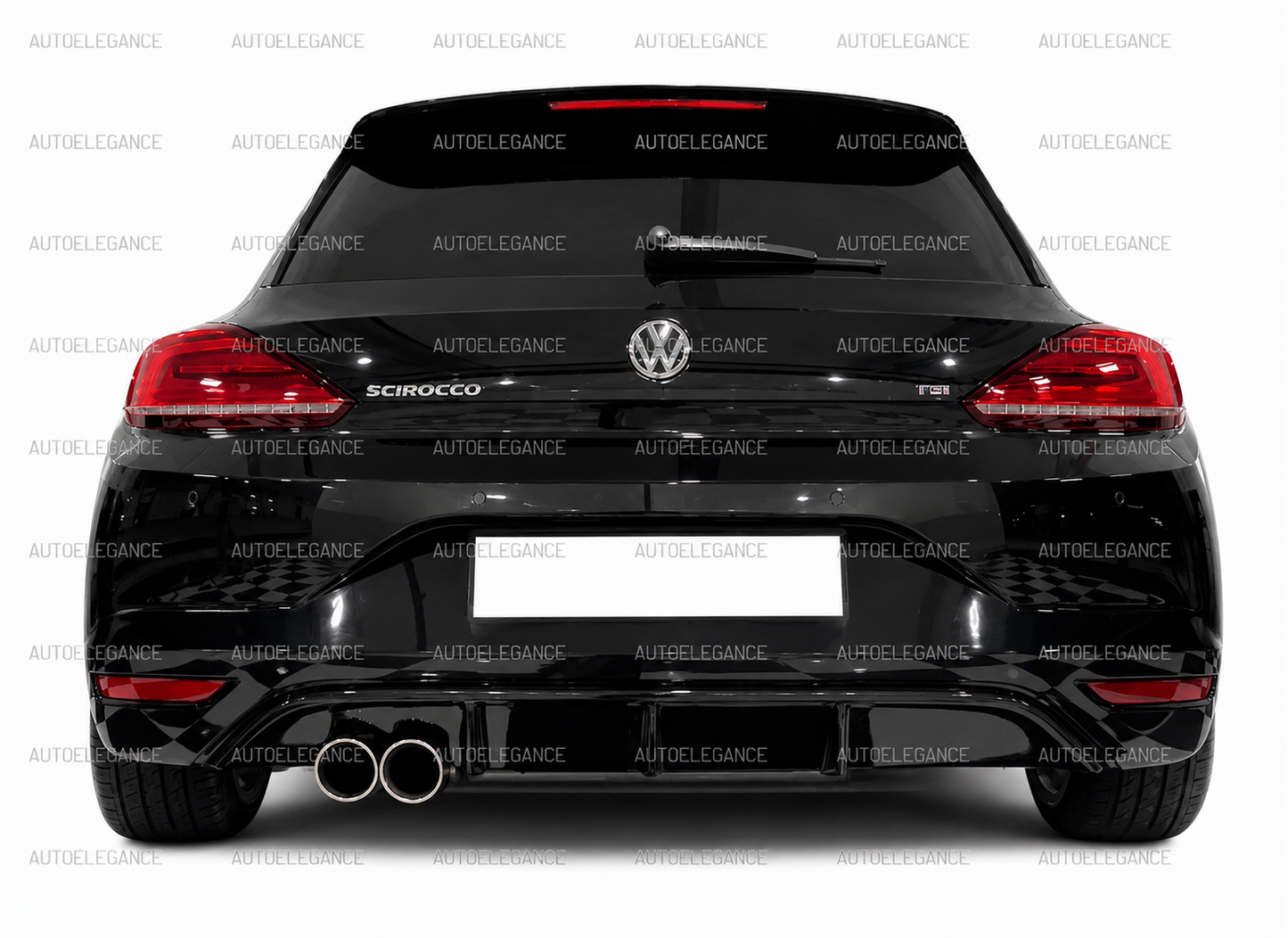 🔥 0615 DIFFUSORE POSTERIORE LOOK R-LINE / R PER VW SCIROCCO III 🔥