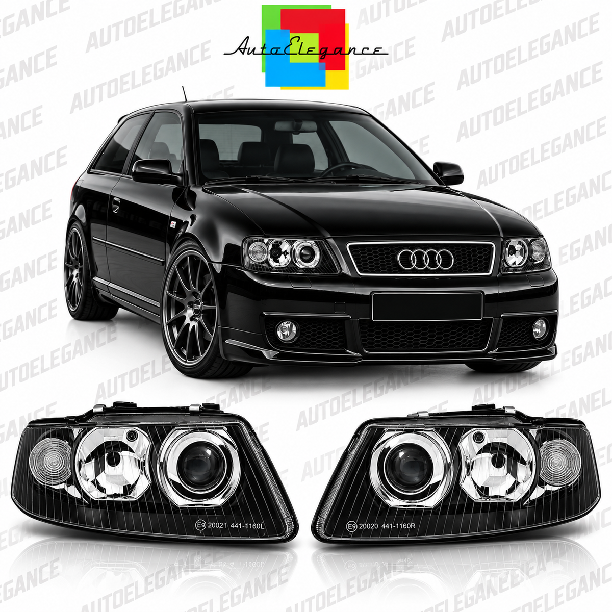 💕ART.10290 FARI ANTERIORI  ADATTO PER AUDI A3 (8L) 00-03💕