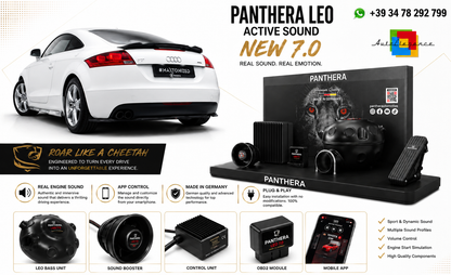 💫ART.2672 PANTHERA Soundsystem Booster 7.0 - Audi TT 8J 2006-2015💫