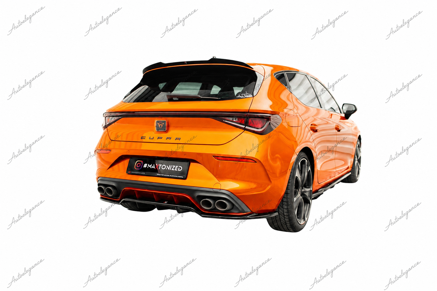 🔥ART.9805 SPLITTER POSTERIORE (CON BARRE VERTIVALI) CUPRA LEON HATCHBACK Mk1🔥