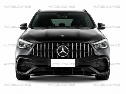 💫GRIGLIA ANTERIORE AMG GT-R PROFILI SATINATI PANAMERICANA - MERCEDES GLA H247💫