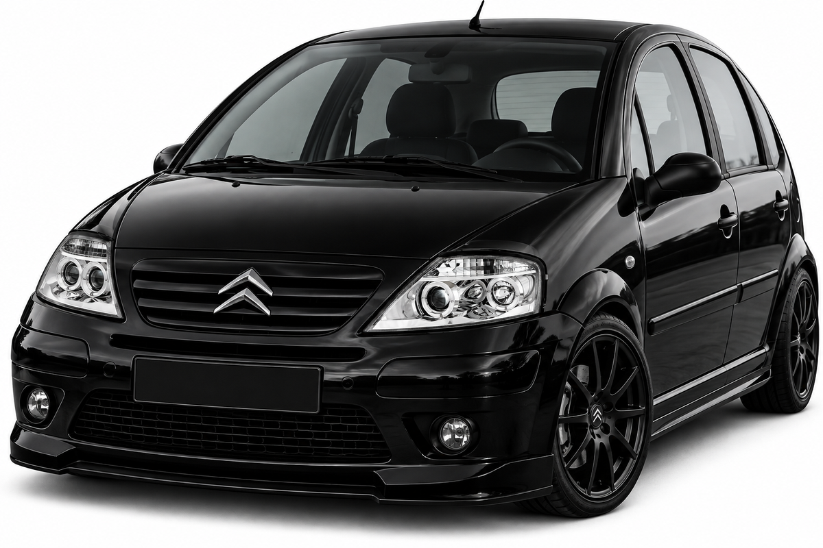 ART.7205 FARI ANTERIORI ADATTO PER CITROEN C3 2002-2009 CROMO