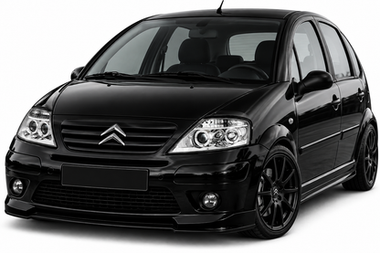 ART.7205 FARI ANTERIORI ADATTO PER CITROEN C3 2002-2009 CROMO