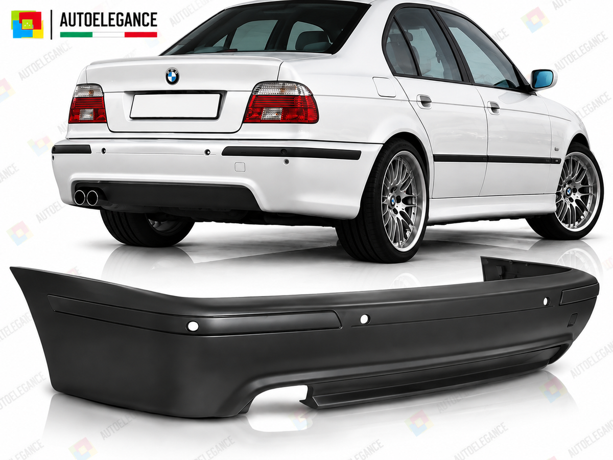 PARAURTI POSTERIORE STILE SPORT PDC adatto per BMW E39 95-03 SEDAN LOOK M