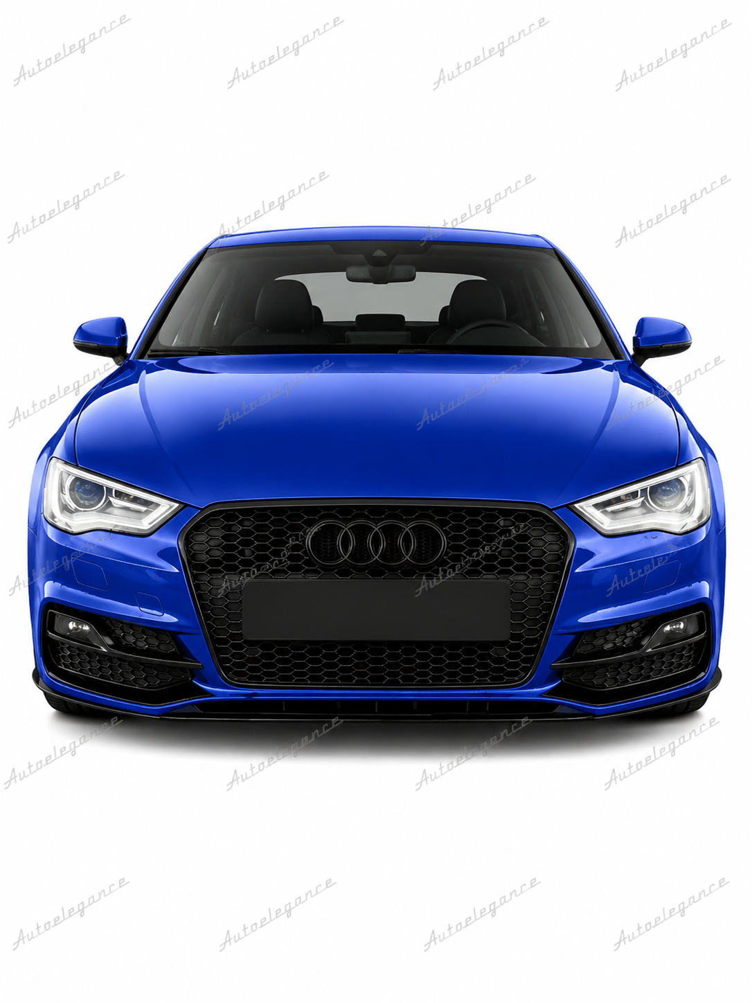 🔥ART.0581 GRIGLIA ADATTO PER AUDI A3 8V 2012-2016 LOOK RS3 NERO🔥