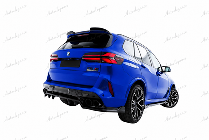 🔥ART.9778 SPLITTER POSTERIORE CON BARRE VERTICALI) BMW X5 M F95/ F95 FACELIFT🔥