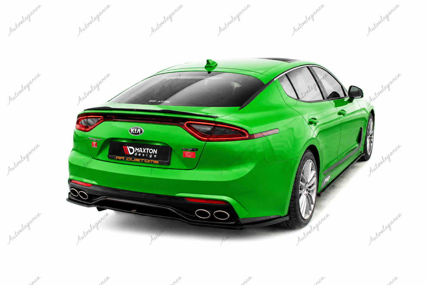 🔥ART.9814 SPLITTER POSTERIORE (CON BARRE VERTICALI) PER KIA STINGER Mk1🔥