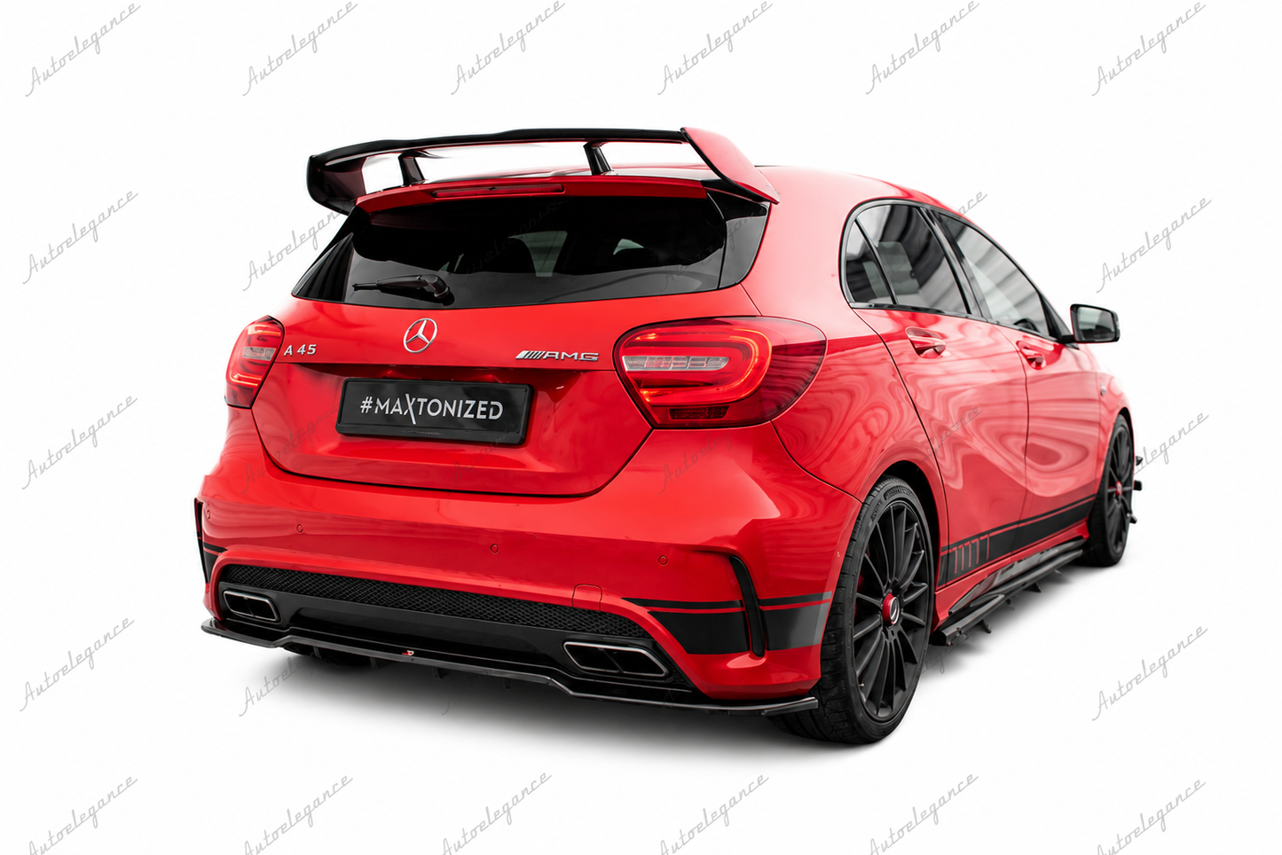 🔥ART.9809 SPLITTER POSTERIORE(CON BARRE VERTICALI) MERCEDES-BENZ A45 AMG W176🔥