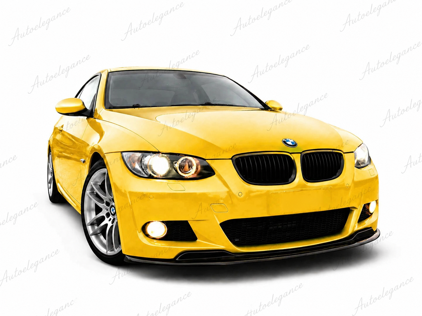 🔥ART.0692 SOTTO PARAURTI ANTERIORE PER BMW 3 E92 E93 M SPORT SPLITTER ABS🔥