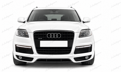 🔥ART.7225 LUCI DIURNE AUDI Q7 FARI FENDINEBBIA DRL CON INDICATORE GIALLO🔥