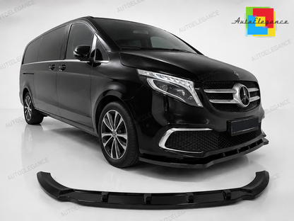 👉Splitter Anteriore Mercedes Classe V W447 Facelift 2019+ Nero Lucido👈