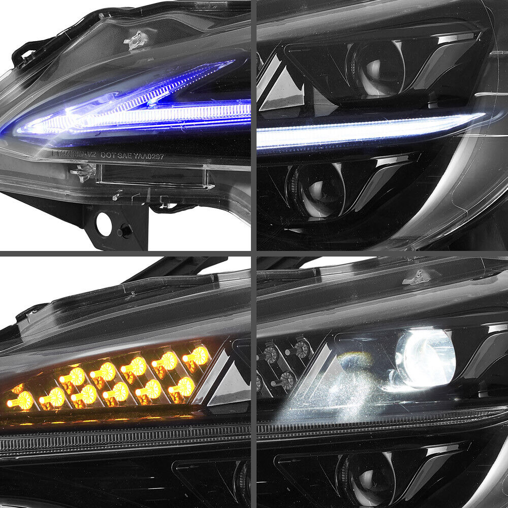 Fari a LED per Scion FR-S 2013-2016, Toyota 86 2017-2020, Subaru BRZ 2013-2020, dinamici fumé con animazione di avvio