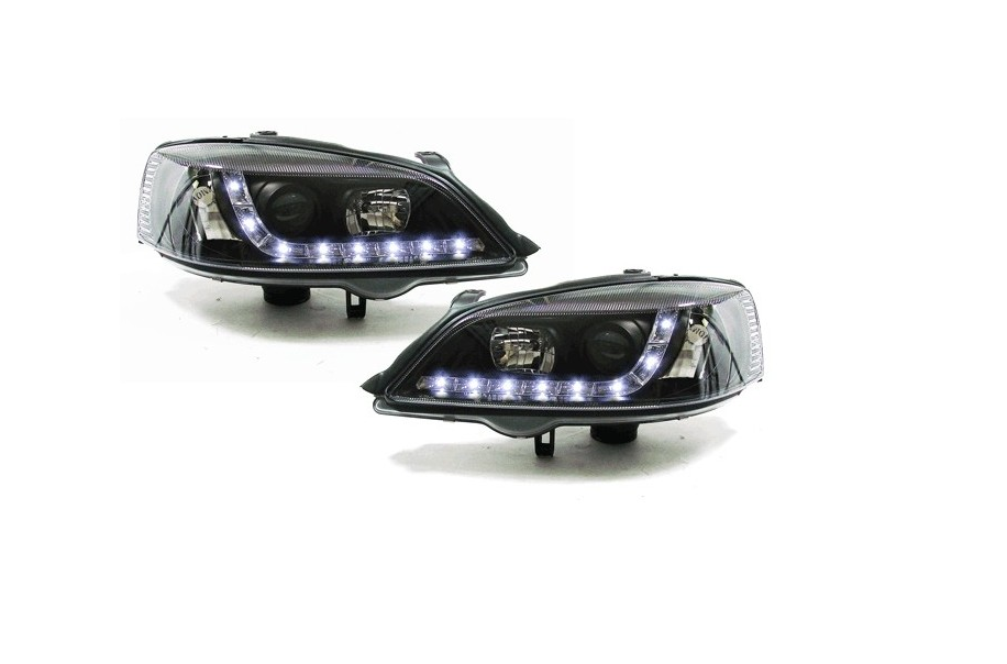 💫ART.6229 FARI OPEL ASTRA G 1997-2004 NERO LUCE DIURNA💫