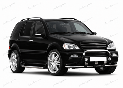 🔥ART.6691  PARAFANGHI ALLARGATI ADATTO PER MERCEDES ML W163 GREZZO🔥