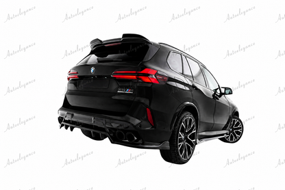 🔥ART.9778 SPLITTER POSTERIORE CON BARRE VERTICALI) BMW X5 M F95/ F95 FACELIFT🔥