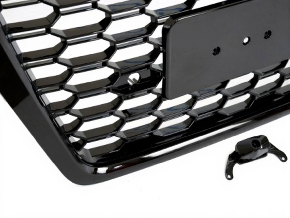 💫ART.4786 GRIGLIE SPORTIVA NERO LUCIDO PDC PER AUDI Q5 FY 2016-2020💫