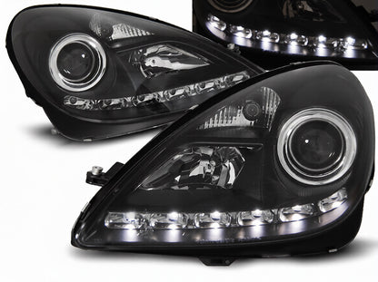 💫ART.7219 FARI "DAYLIGHT" NERO per MERCEDES R171 SLK 2004-2011💫