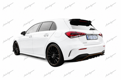🔥ART.9797 SPLITTER POSTERIORE PER MERCEDES CLASSE A HATCHBACK AMG LINE W177🔥