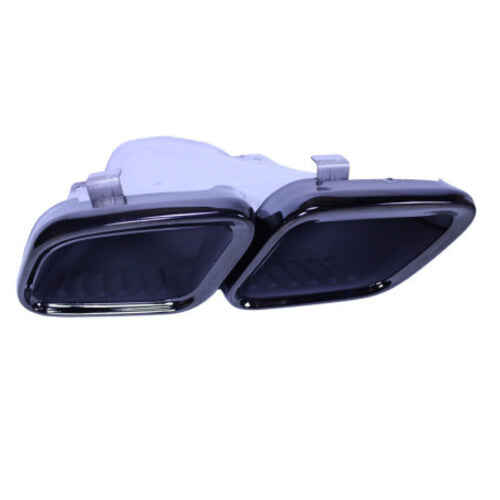 💥Diffusore compatibile con Mercedes CLS C257 doppio scarico pezzi nero lucido💥