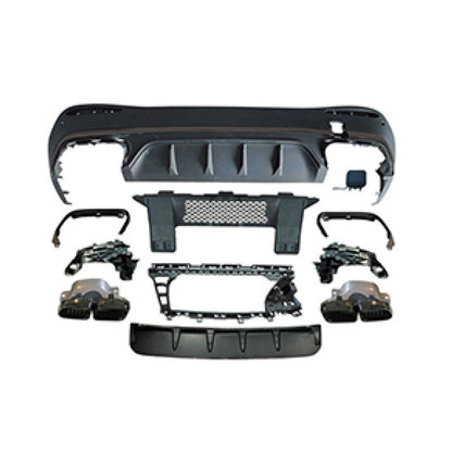⭐Diffuser Aadatto Per with Mercedes GLC 63 AMG SUV X254 black⭐