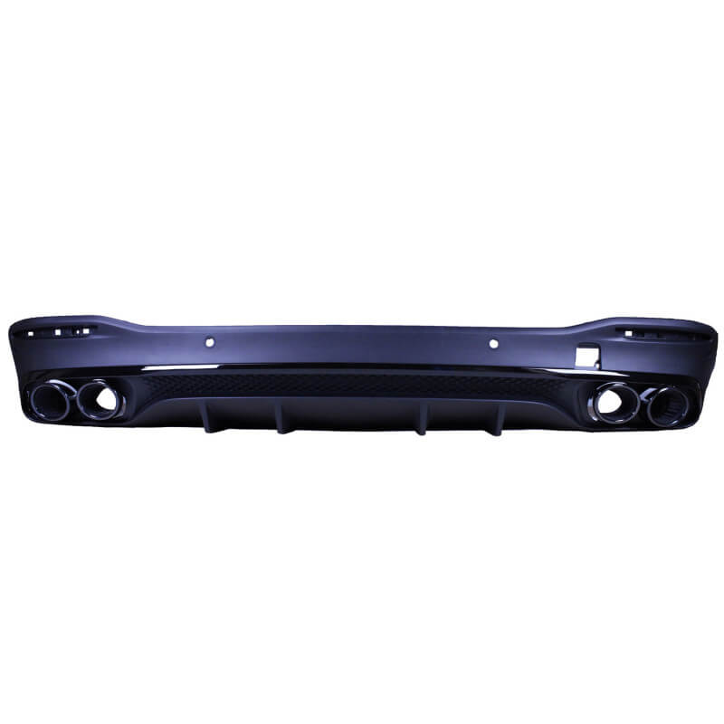 💫ART.7248 Diffusore + Terminali di Scarico Rotondi neri per Mercedes GLE W167 2019+ 💫