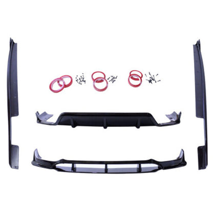 😎Set diffusore compatibile con BMW X6 G06 nero lucido😎