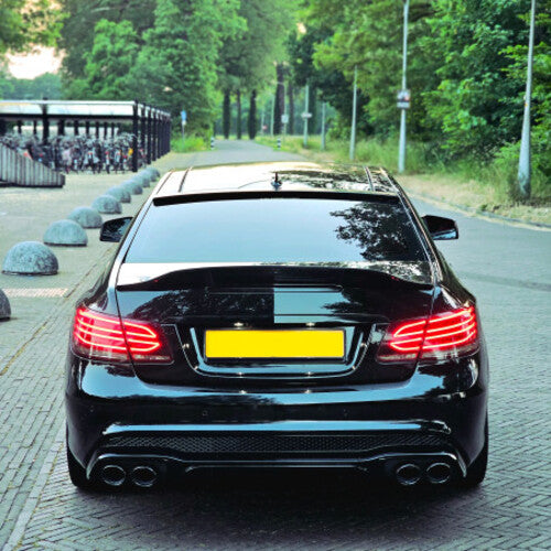 💥Diffusore+terminali di scarico nero lucido compatibile con Mercedes E coupé 💥