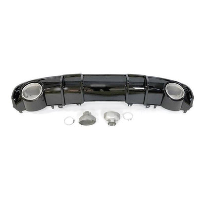 ART.3082  Diffusore Posteriore Audi A4 B9 2016+ Look RS4 ABS