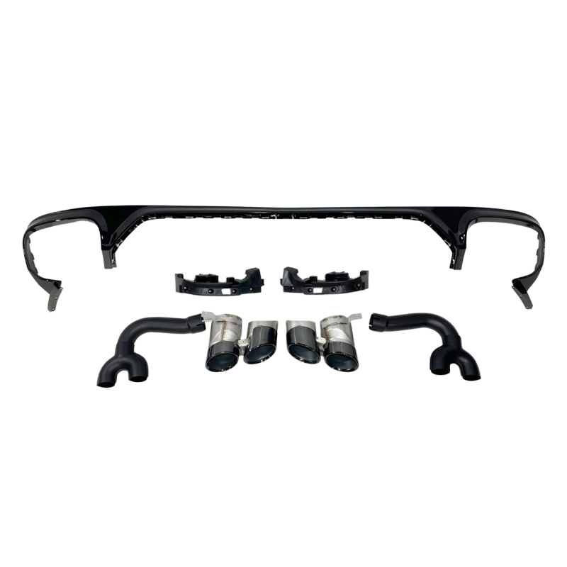 💫ART.4386 Diffusore Posteriore adatto per Audi Q8 2018-2023 Look SQ8💫