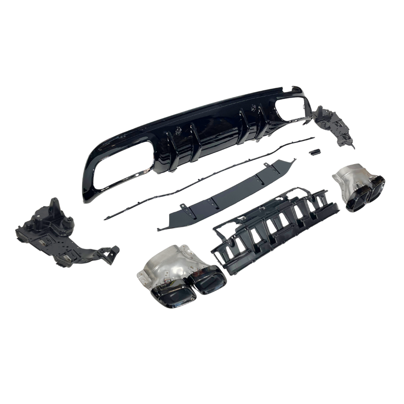 ART.5598  DIFFUSORI MERCEDES CLASSE C  W205 2019 4P / SW Look C63 Black