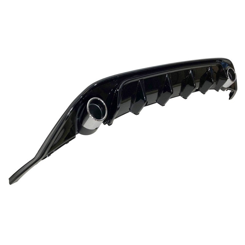 ART.3084 Diffusore Posteriore Volkswagen Golf 7 Look TCR Nero lucido