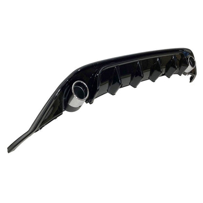 ART.3084 Diffusore Posteriore Volkswagen Golf 7 Look TCR Nero lucido