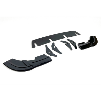 💕 Diffusore Posteriore Adatto per Mercedes W176 16-18 AMG Nero Lucido 💕