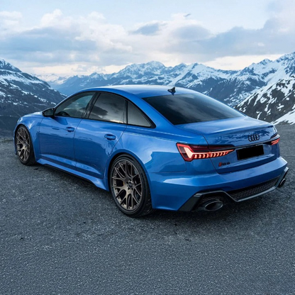 💫ART.7463 Paraurti Posteriore Look RS6 PDC per AUDI A6 C8 2018-2022💫