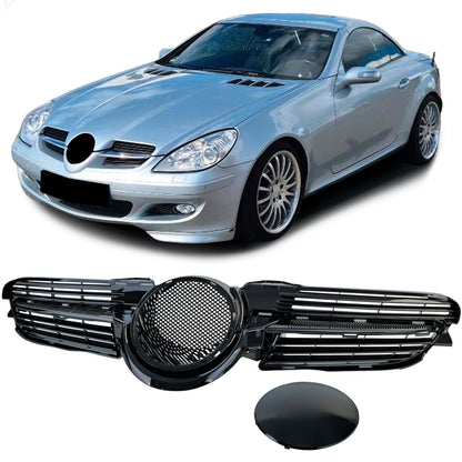 💕ART.3711  Griglia Radiatore Nera Lucido adatta per Mercedes SLK R171 04-07💕