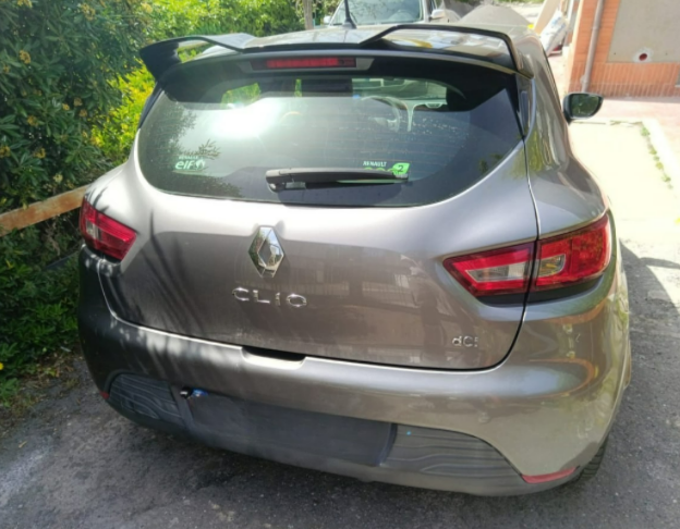 ART. 0414 SPOILER RENAULT CLIO 4 IV 2012-2018 NERO LUCIDO