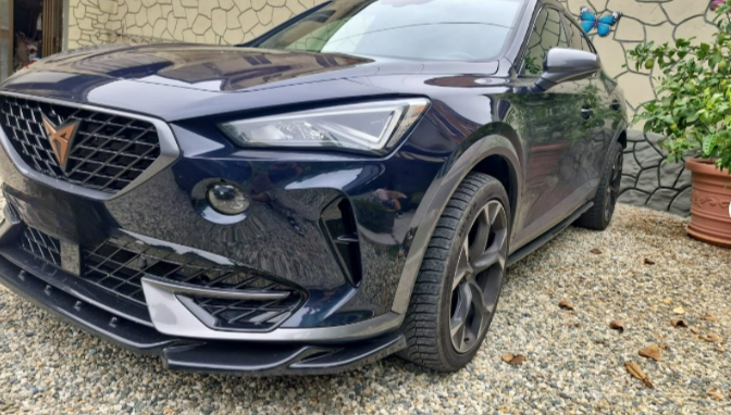 💕ART. 1438 SOTTO MINIGONNE CUPRA FORMENTOR 2020+ NERO LUCIDO -💕