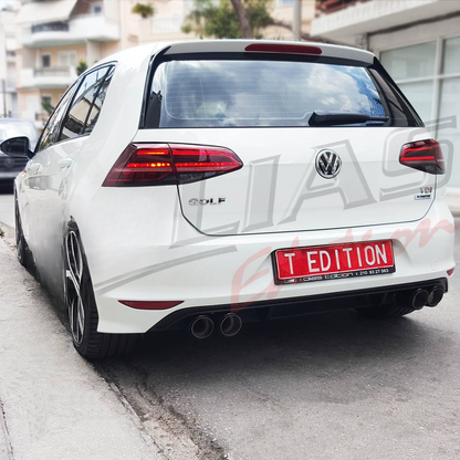 TERMINALI DI SCARICO DOPPI TIPO AKRAPOVIC ADATTO PER ALFA ROMEO GIULIA (Out 89mm - In 63mm)