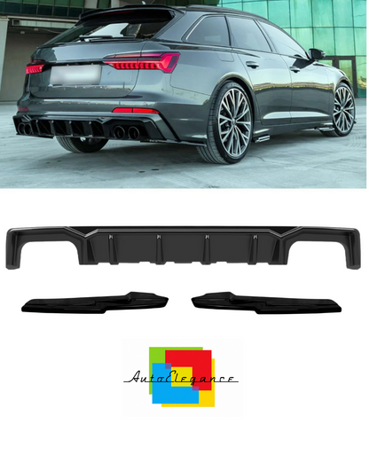 💕Diffusori  adatto per   AUDI A6 S6 C8/S-LINE C8 2019+ nero  lucido💕