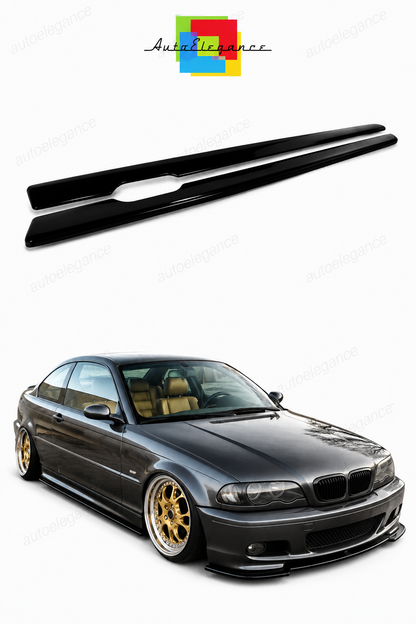 💕Sotto minigonne    adatto per BMW 3 E46 M Sport Coupè  nero lucido 💕