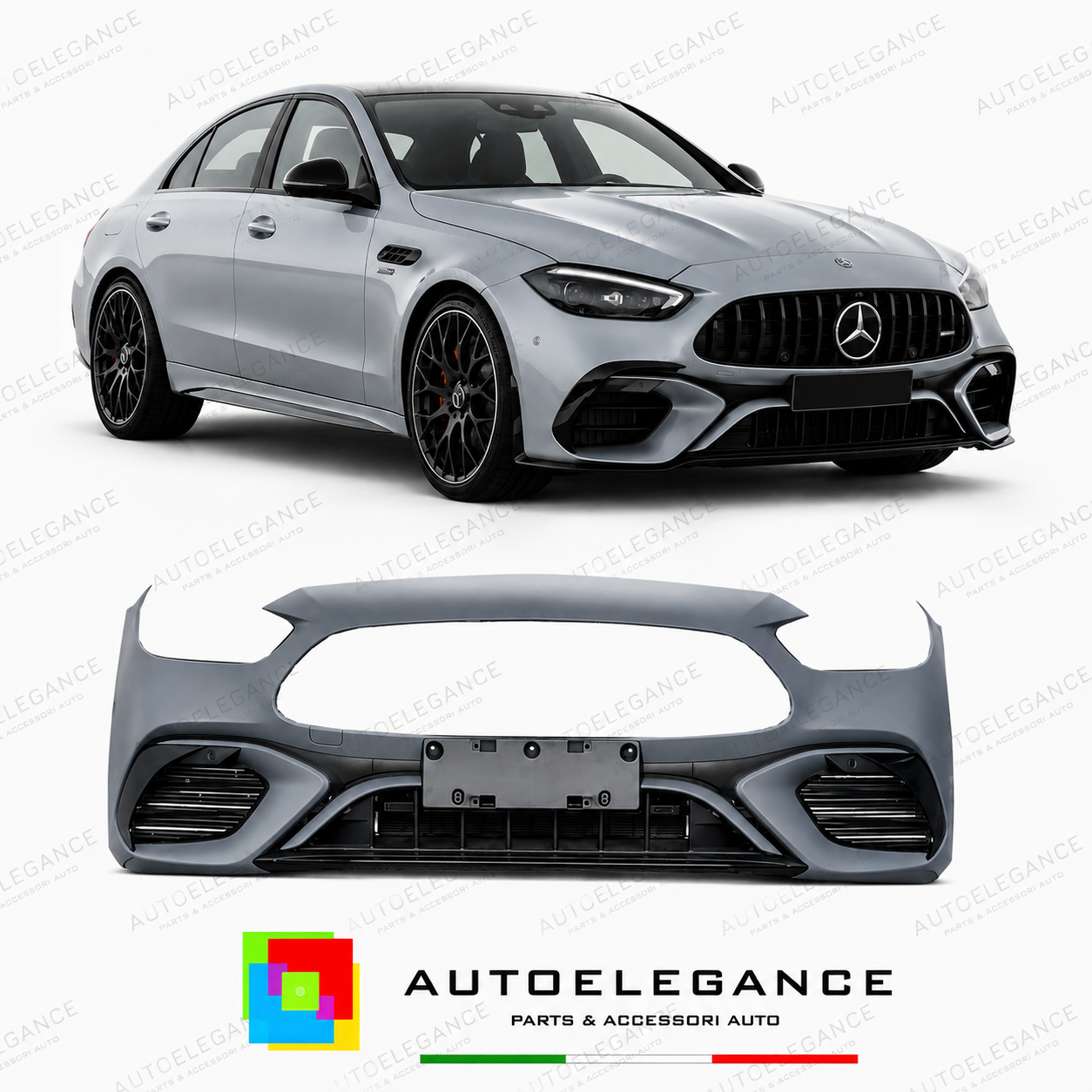 PARAURTI ANTERIORE MERCEDES W206 21- LOOK AMG C63