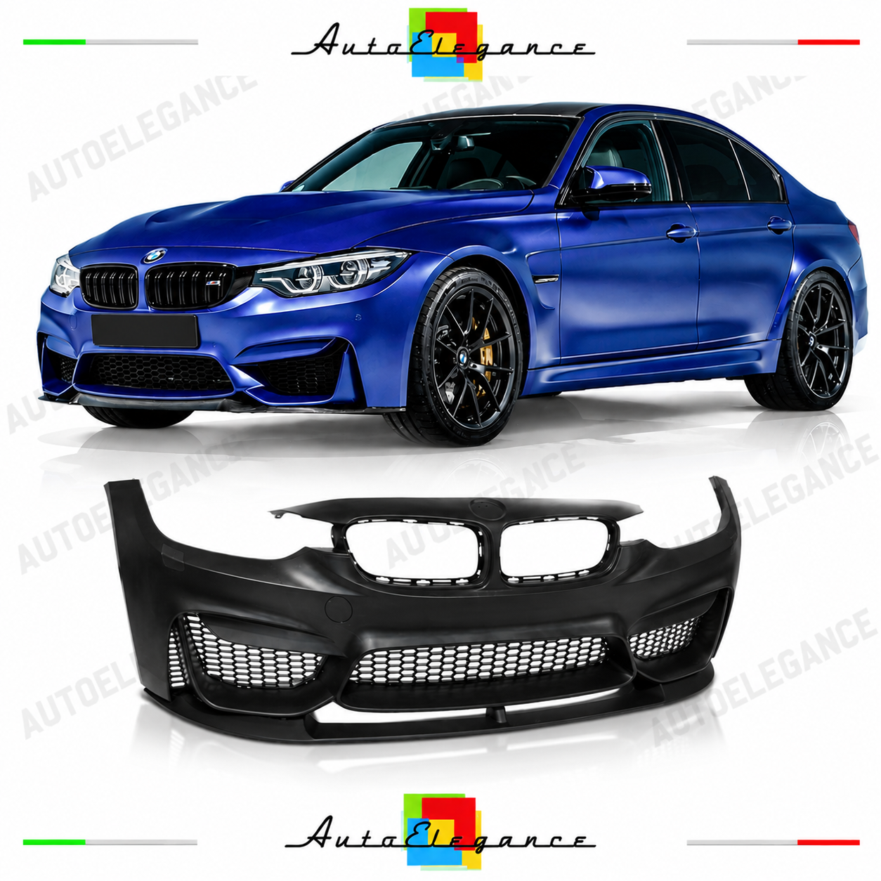 PARAURTI ANTERIORE BMW F30 F31 LOOK M3 MPERFORMANCE SRA
