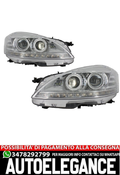 Fari a LED adatti per Mercedes Classe S W221 (2005-2009) Facelift Look