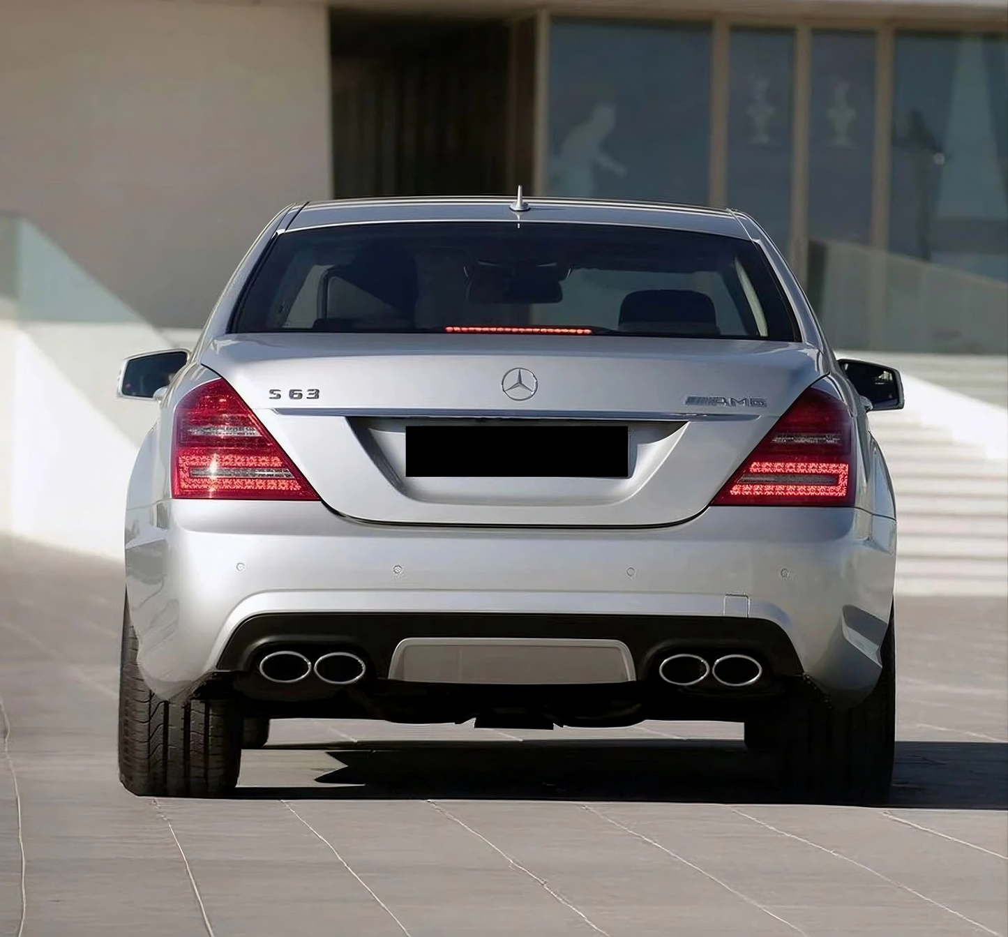 💫ART.7703 Paraurti Posteriore Look S63 AMG per MERCEDES W221 2005-2013💫